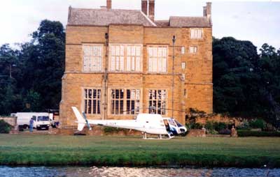 The helicopter from Noel Edmonds House Party