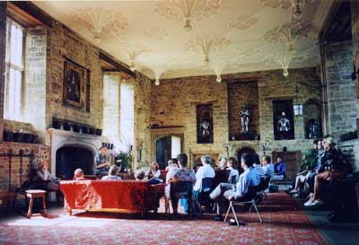 a reading at Broughton Castle