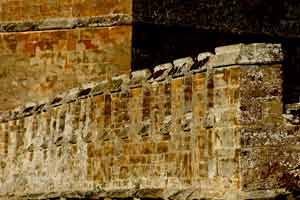 14th Century Crenellations. Photograph © P Fiennes. 14th Century Crenellations. Photograph © P Fiennes.