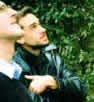 Joseph Fiennes watching the castle being prepared
